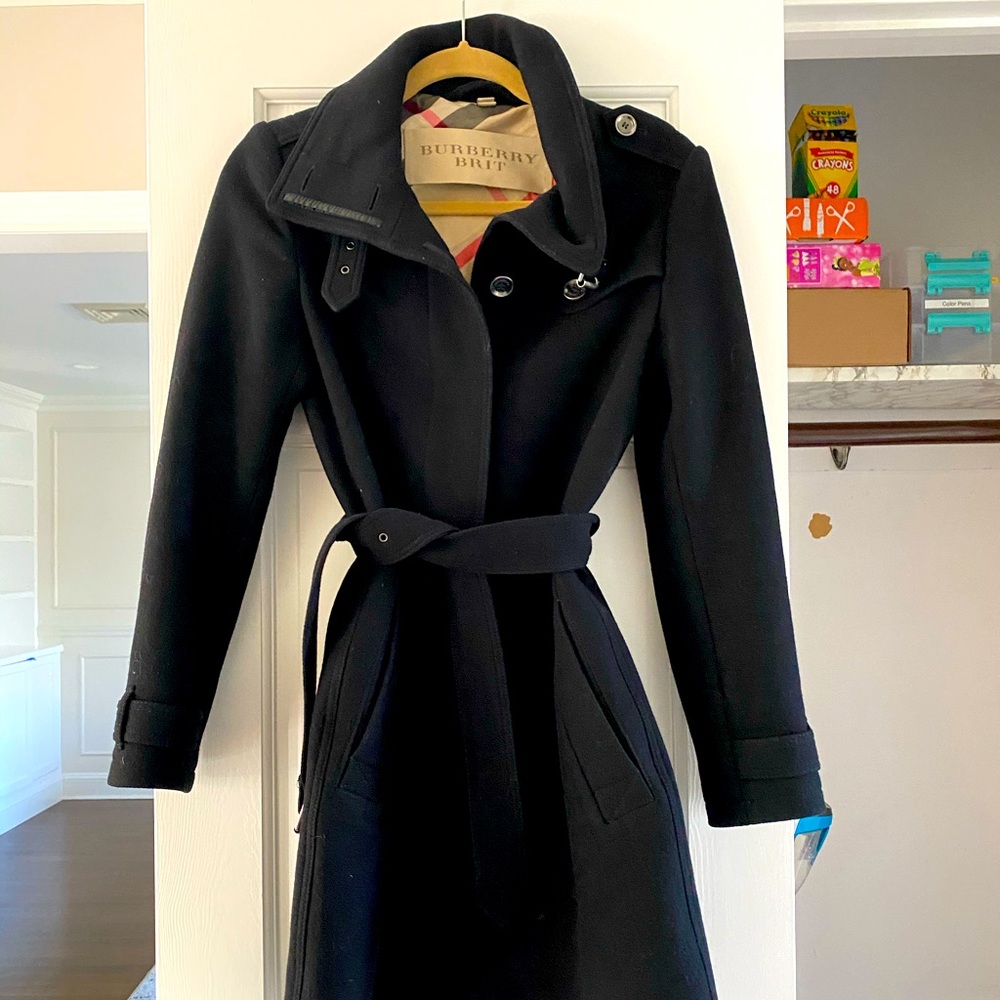Burberry pea coat one of the best jackets I have!